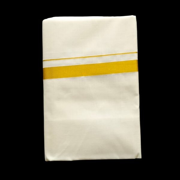 Cream Double Dhoti - 503007