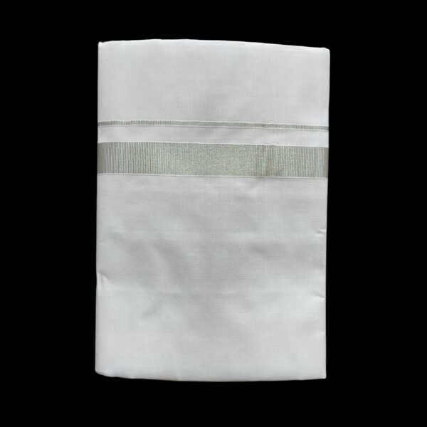White Double Dhoti - 505067