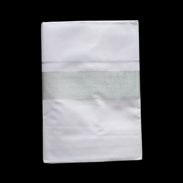 White Double Dhoti - 407032