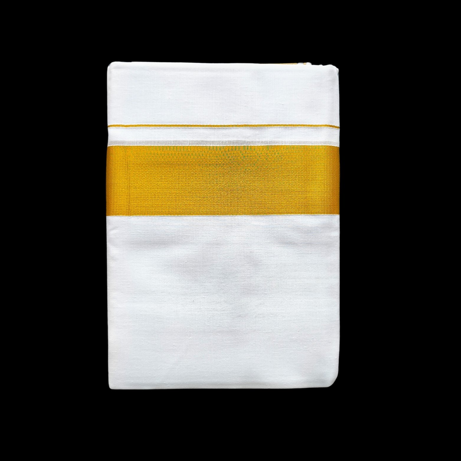 White Double Dhoti - 505062