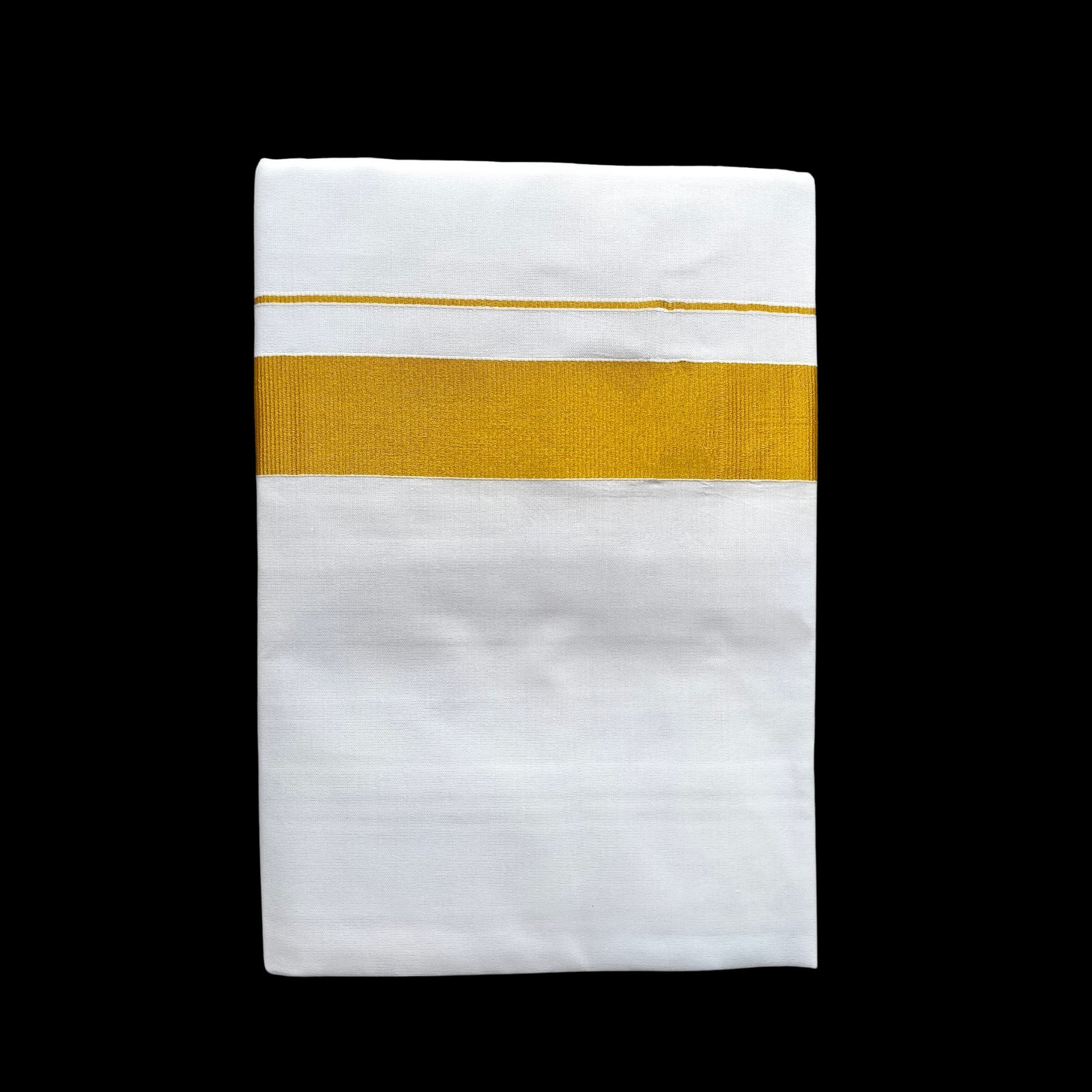 White Double Dhoti - 505065