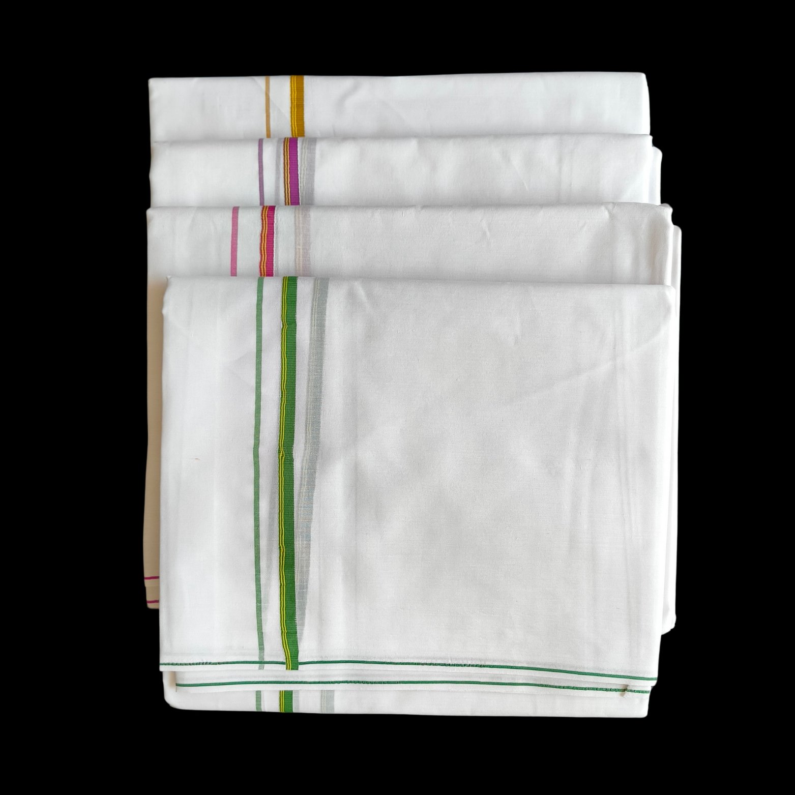 White Double Dhoti - 503008