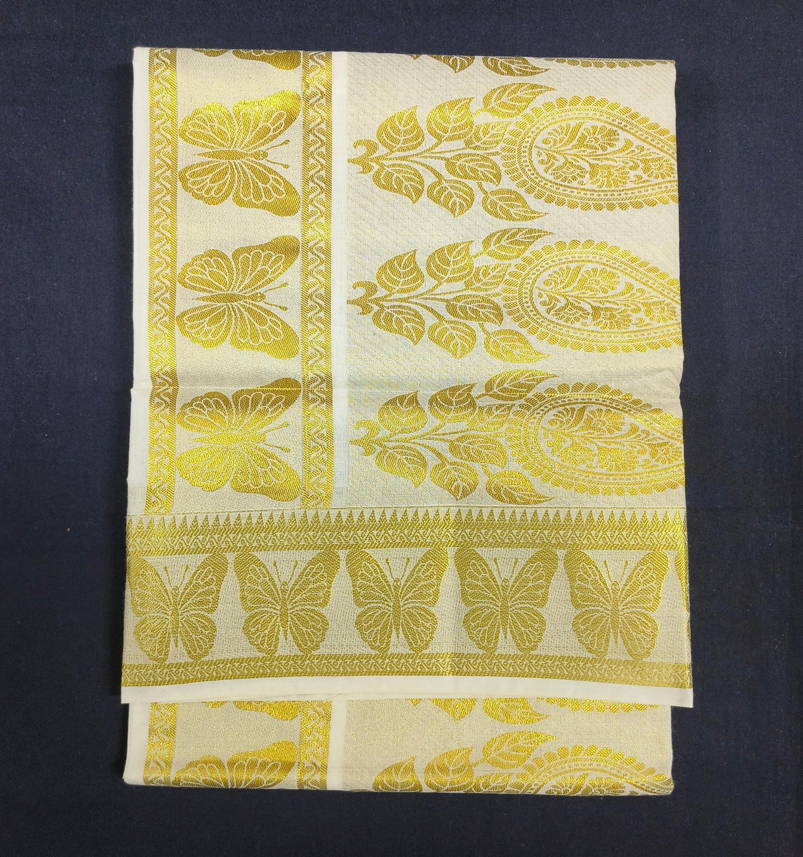 Premium Tissue Kerala Saree - 6J3512