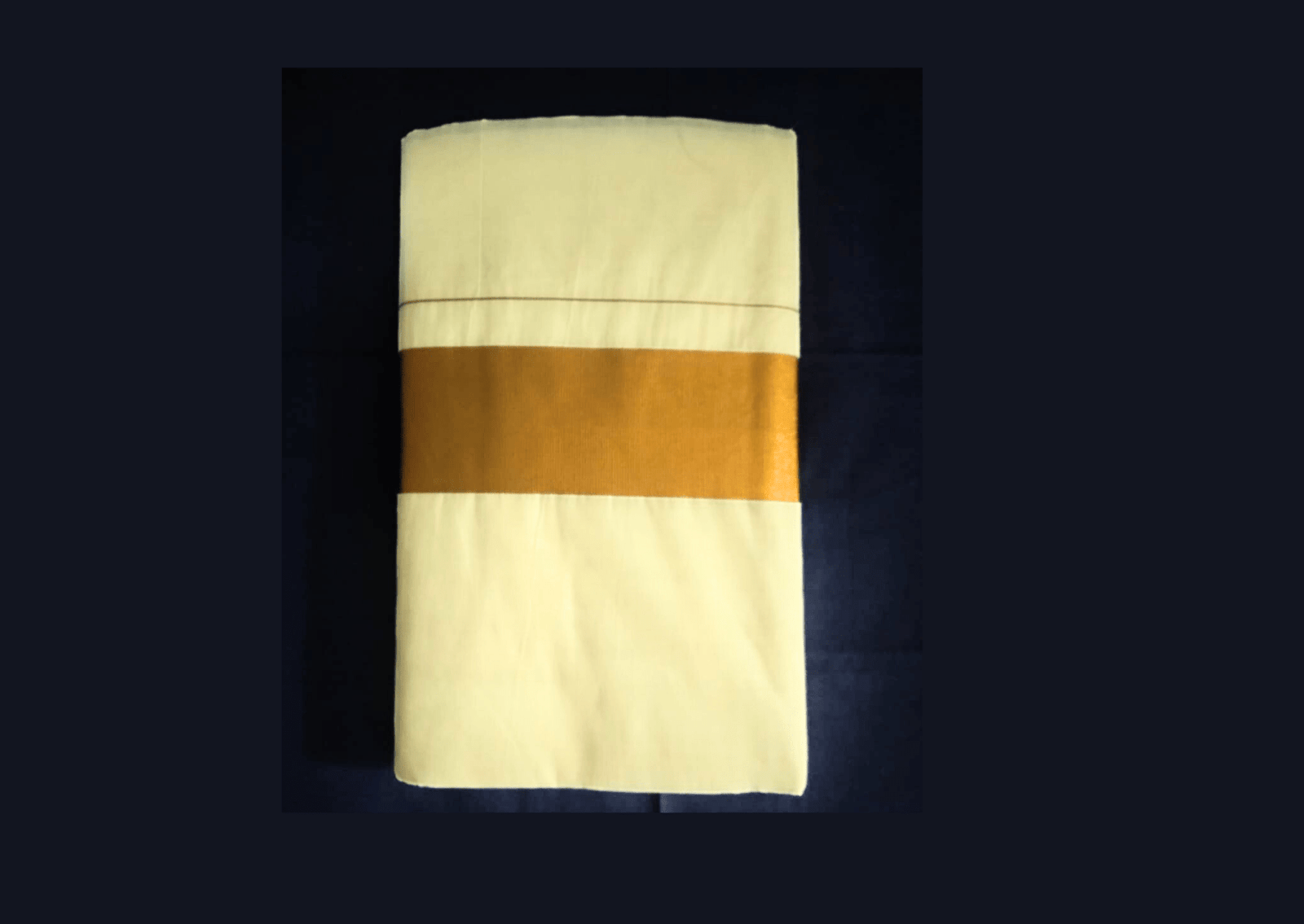 Kerala Plain Saree - 6F3109