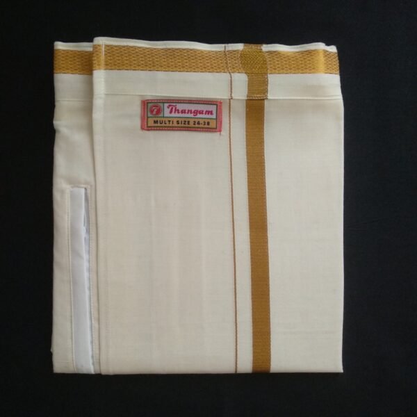 Velcro Cream Dhoti - 303780