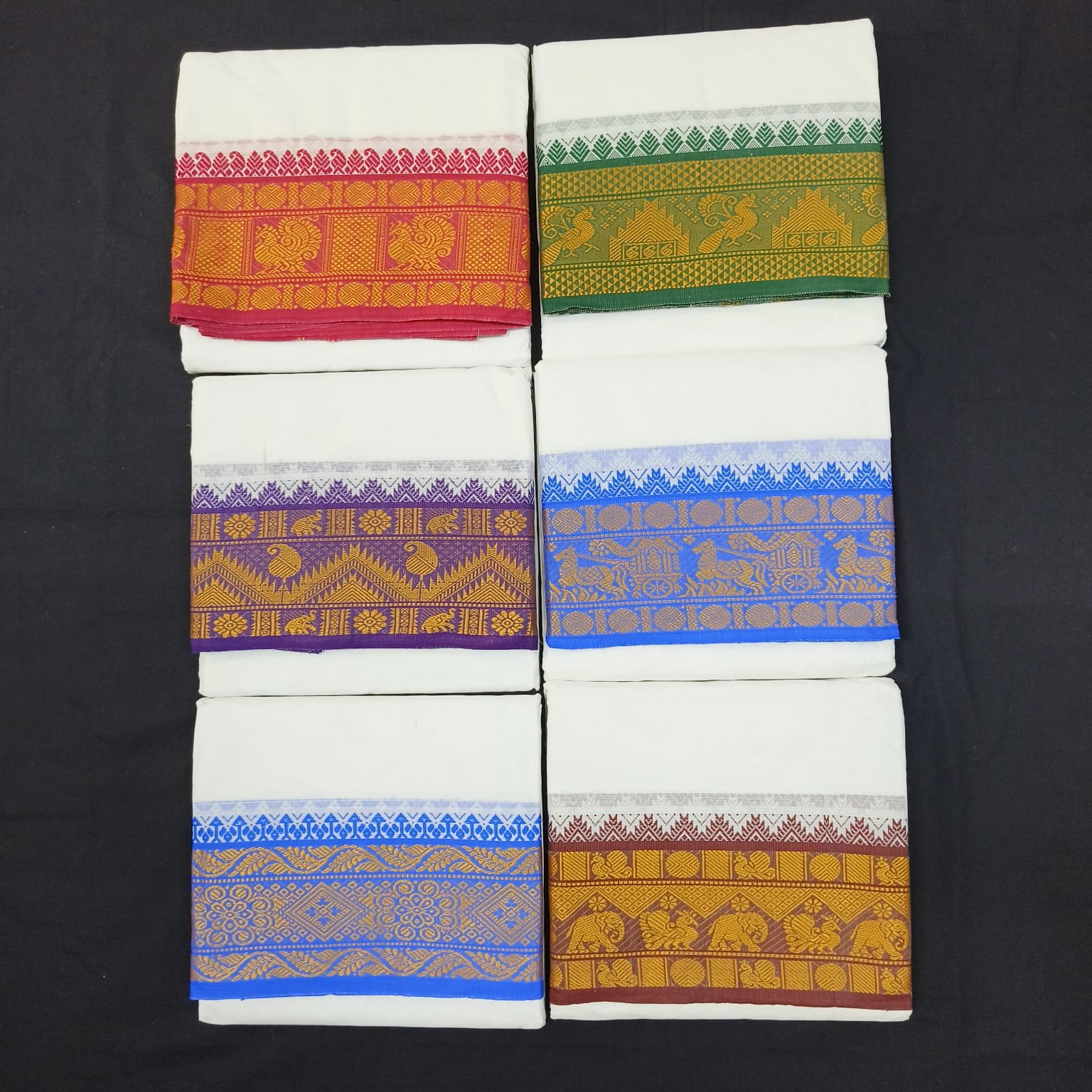 9x5 Panchakacham Jakkad White Set - 901027