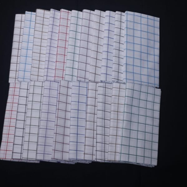 Stripe White Lungi 2m