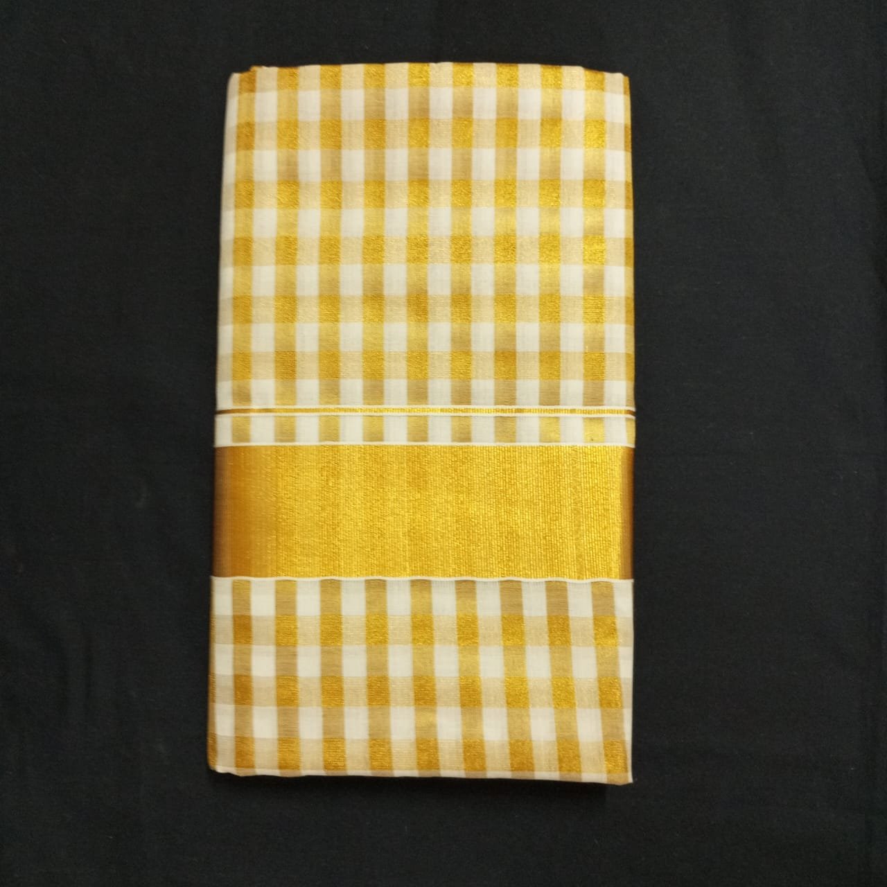Premium Checked Kerala Saree - 6Q2304